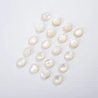 Round Gemstone Grinding And Polishing Natural Sliced Round Mother Of Pearl Slice Stone Gemstone For Inlay Fashion Ring