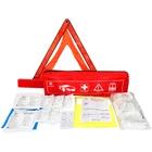 Triangle Car Automobile Travelling Roadside Kit With Triangle Warning DIN13164 First Aid Kit