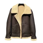 Real Coat Custom Classic High Quality Lamb Fur Jacket Real Shearling Coat For Men