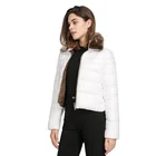 Fur Coat Women Faux Fur Coat Customized Faux Fur Collar Hooded Down Ladies Plus Size Women Winter Jacket Bubble Coat