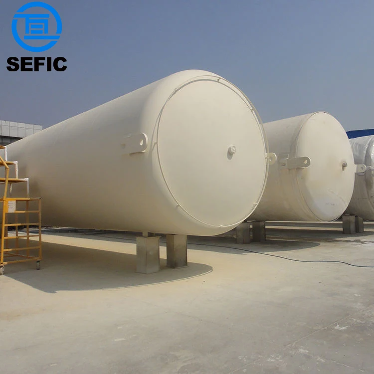 Cryogenic Vertical Stand Liquid Oxygen Nitrogen Argon Storage Tank For