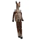 Dolls Family Garden Decorating Animal Wooden Decoration Dolls