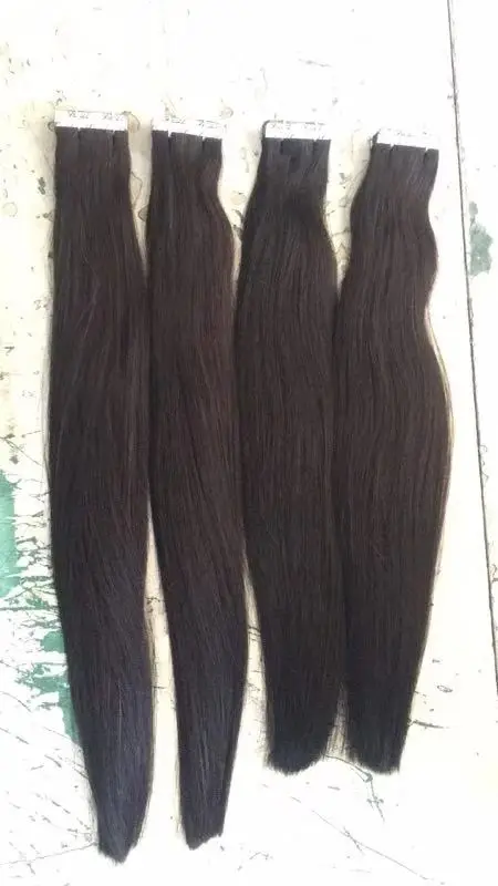 keratin hair extensions genius weft hair extensions 100% real virgin Brazilian human weft clip ins tapes human hair extensions