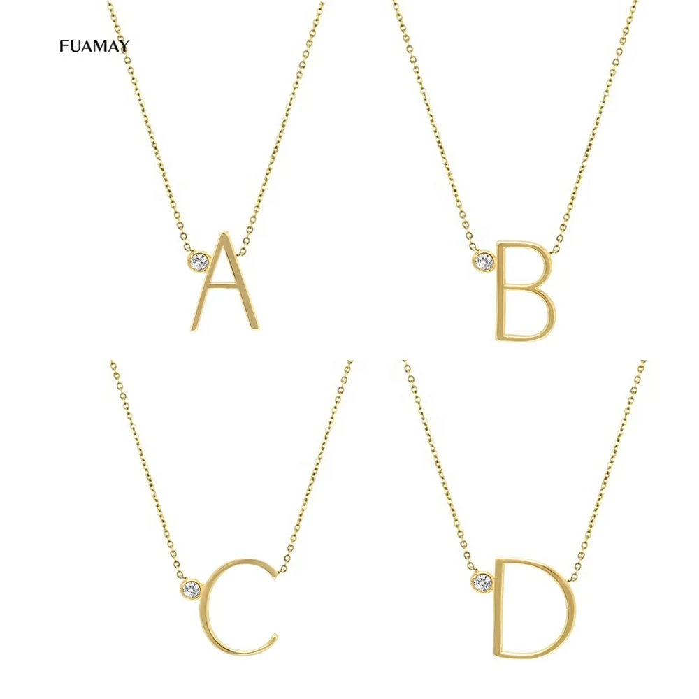 Letter Pendant Necklaces Brand 