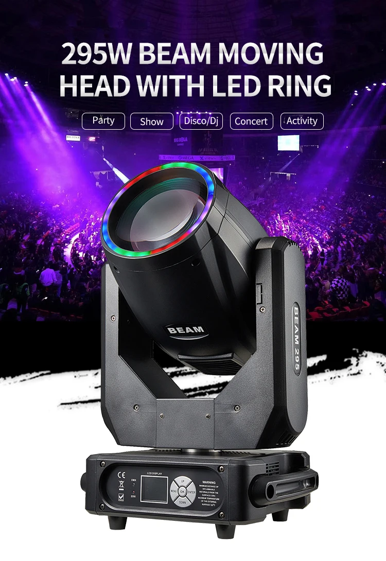 Xlighting China Dj 295w Led Beam Light Dmx Led Moving Head Light Mini