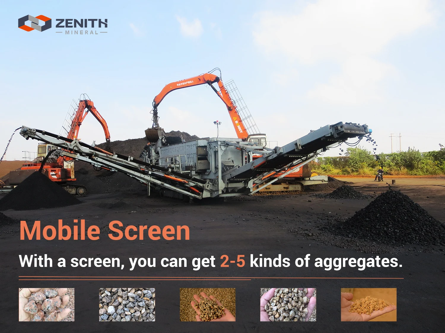 mobile compact concrete crusher
