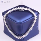 Jewelry Bangle AAA Gems 14K 18K Moissanite Tennis Bracelet Silver Jewelry Bangle Gold Chains