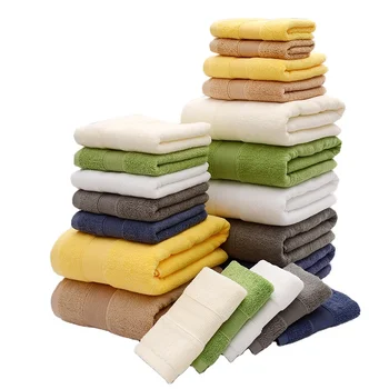 RTS Colorful High Quality Customized Cotton Bath Towel Sets Combinate Freely