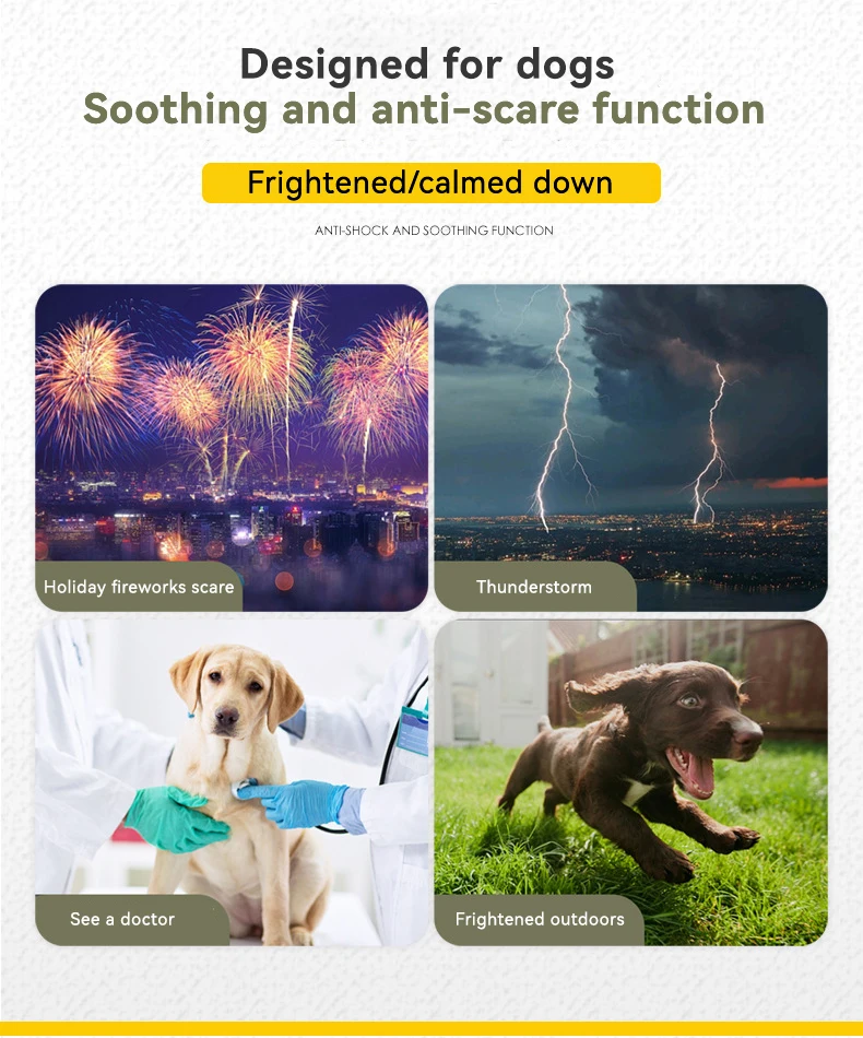New Multi-functional Pet Emotional comfort Clothing to Prevent Dog Anxiety Thermal Jacket Back Reflective Strip to Prevent Stray factory