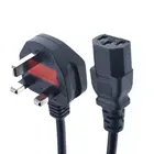 Uk Extension Black Extension Cables BS1363 UK To C13 Used Power Cable Computer Extension Cords Uk