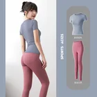 Clothes Wear Yoga Suit And Clothes Pants Gym Wear Plus Womens Yoga Fitness Sets Butt Lifting Yoga Set