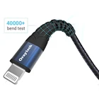 Usb Usb Charging Cable MFI Certified Aluminum Alloy Nylon Braided USB Fast Charging Data Cable For IPhone Mobile Charger