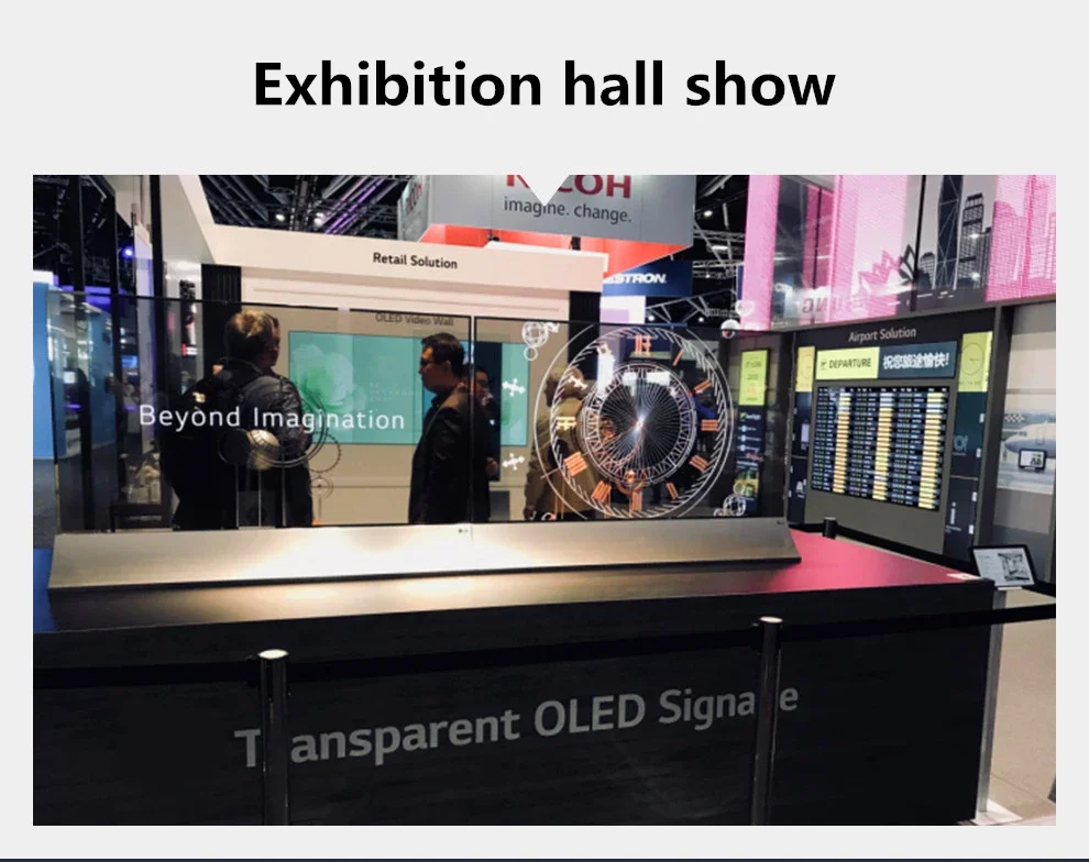 55 Inch Transparent Oled Display Support Hdm/android Digital ...