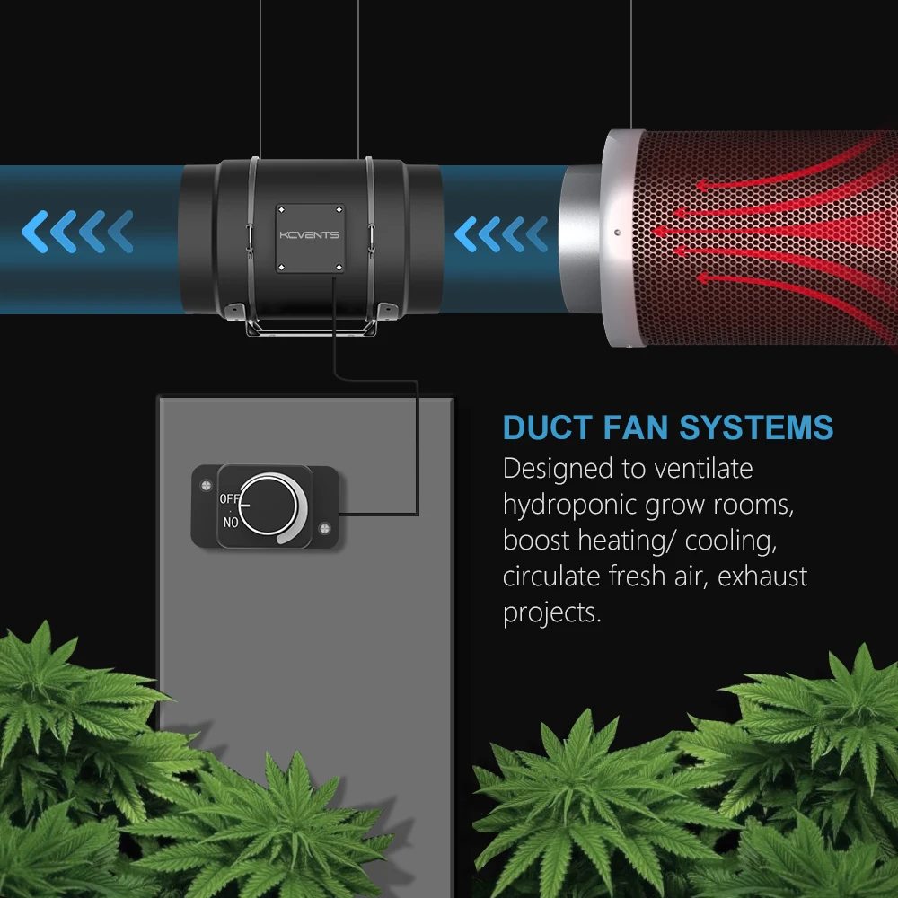 Inline Duct Fans, 110V, 220V, 200mm - detail 10