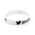 Items Craft High Quality Wristband 3/4 Inch Items Craft Advertising Gifts 2020 Oem White Silicone Bracelets