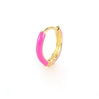 Earrings Earrings ROXI Wholesale Summer Fashion Trend Minimalist Ins Color Enamel Hoop Earrings Jewelry