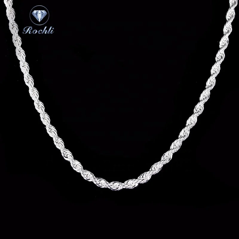Buy 925 Sterling Silver Necklace,Silver 