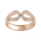 Wholesale Brand Wholesale Classic Fashion Brand Jewelry 14k Gold Plated Diamonds Charm Bracelet