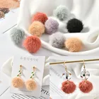 Earrings Autumn And Winter Fur Ball Pendant Diy Earrings Eardrops Accessories For Teen Girls