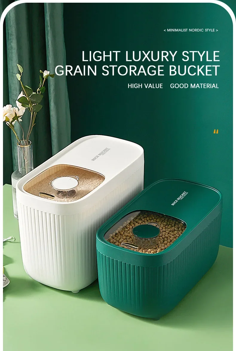 Factory Outlet container storage kitchen rice storage box container rice storage box plastic