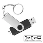 Usb Flash Metal Waterproof Pen Drive 2 In 1 OTG 2.0 Pendrive 64GB High Quality Type C Usb Flash Drive