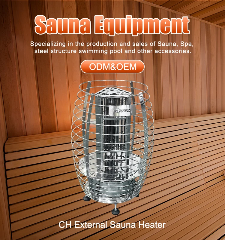 Design Electric Sauna Heater, FANLAN, Plug Powered - detail 2