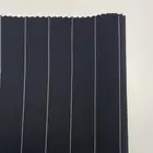 Spandex Wholesale Black White Stripe Yarn Dyed Bengaline Rayon Nylon Spandex Fabric Women Dress Pants New 2021