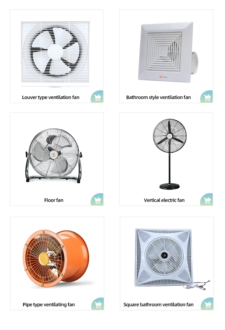 Strong Wind Exhaust Fan, A.C. Source, Plastic - detail 18