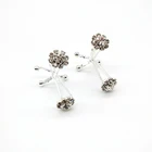 Crystal Shawl 2021 Wholesale Muslim U-shaped Crystal Rhinestone Scarf Brooch Female Metal Shawl Scarf Clip Customize
