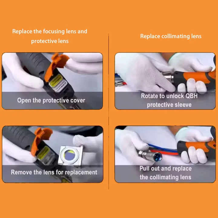 Hot Sale 2000W Fast Speed 5 in 1 Fiber Laser Welding Cleaning Cutting Machine With Small Machine Body Can Move Easily