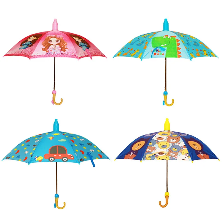 guarda chuva paraguas sombrillas Factory Wholesale Custom Logo cartoon kids umbrella with Printing Outdoor umbrella with logo