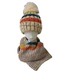 Hat Scarf High Quality Knitting Kit Custom Color Size Logo Hat Scarf Warm Two-piece Suit