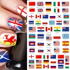 Nail Art 2020 Nail Sticker Custom National Flag Floral Nail Art Wholesale Sticker