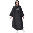 Cape Sleeves Hair Cape Custom Logo Women Black White Hair Cutting Barber Cape With Sleeves