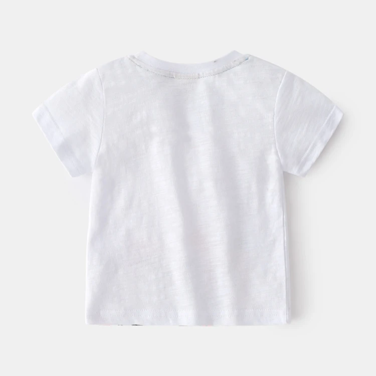 Wholesale Cotton Summer Short Sleeve Boys T-shirt