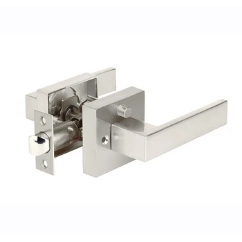 Factory price American market entry keyed privacy passage dummy zinc alloy lever set double handle door lock