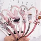 New Design Cute Bowknot Lace Teeth Hair Hoop Hairband Hair Accessories For Kids Baby Girls