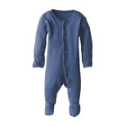 Baby Boy Clothes Baby Organic Pajama Baby Organic Cotton Boy Girl Pajamas Footed One-Piece Long Sleeve Baby Clothes