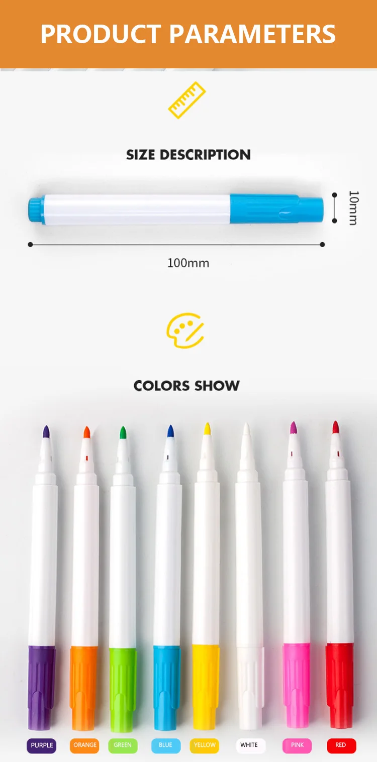 Nontoxic Wet Clean Fine,Tip Liquid Chalk Marker Pens/ Buy Nontoxic