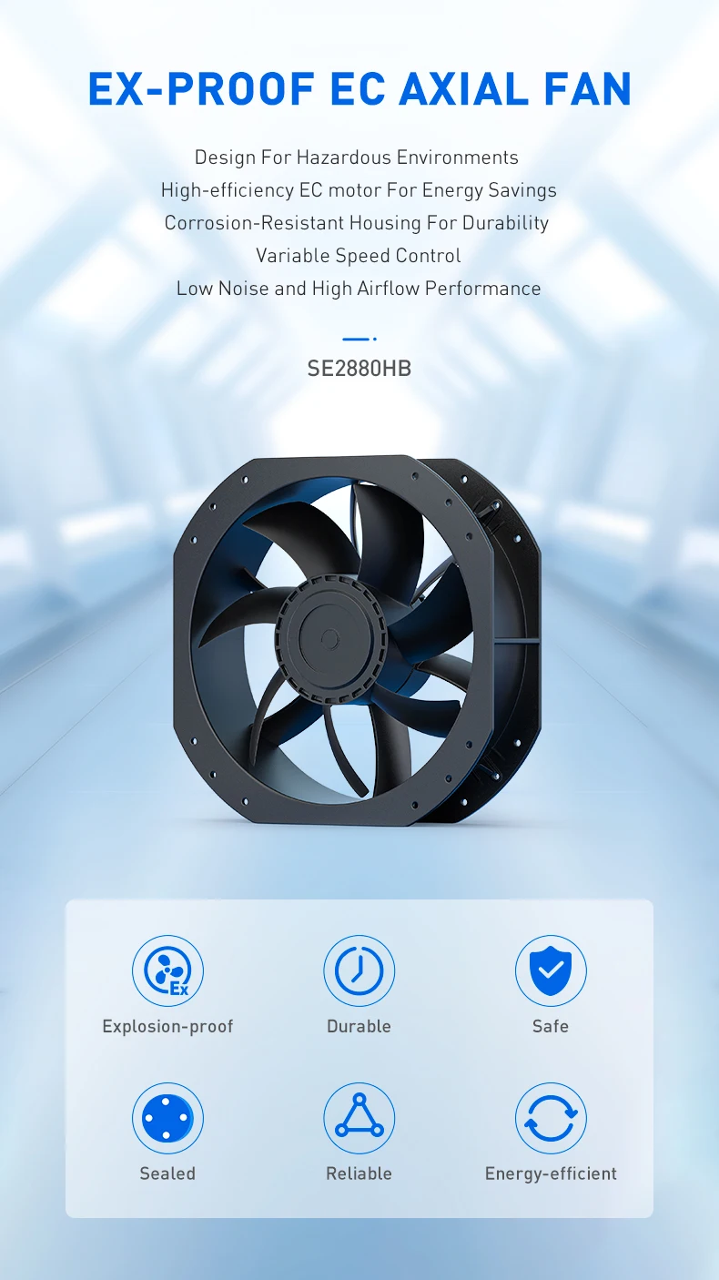 Fan, Axial, 280*280*80mm - detail 2
