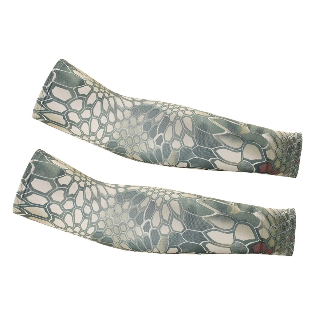 Basic Sun Protection Arm Sleeves Flexible Elastic Non Slip Moisture Breathable Multi Scene Summer Sleeves