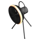 Outdoor 2022 New Two-block Light Rechargeable Outdoor Camping Fan Led Ring Light