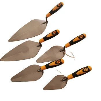 Industrial Concrete Finishing High Quality Carbon Steel Bricklaying Trowels for Bricklayer