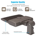 Price Light Factory Price Aluminum Adjustable Pole Mounted Outdoor Security Light Replace Sodium-vapor Light Led Shoebox Area Light