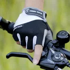 Gloves Cycling Gloves Mountain Bike Gloves Racing Anti Slip Shock Absorbing Padded Breathable Half Finger