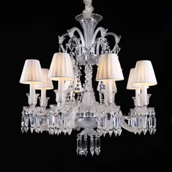 8 Lights European Style Lustre Cristal Crystal Chandelier For Interior Lighting Modern Design