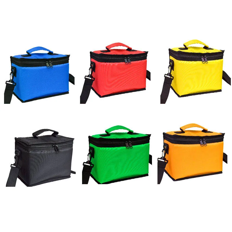 Wholesale Customized logo Printed Reusable Eco-friendly Oxford Lunch Bag Folding Tote Insulated Cooler Bag details
