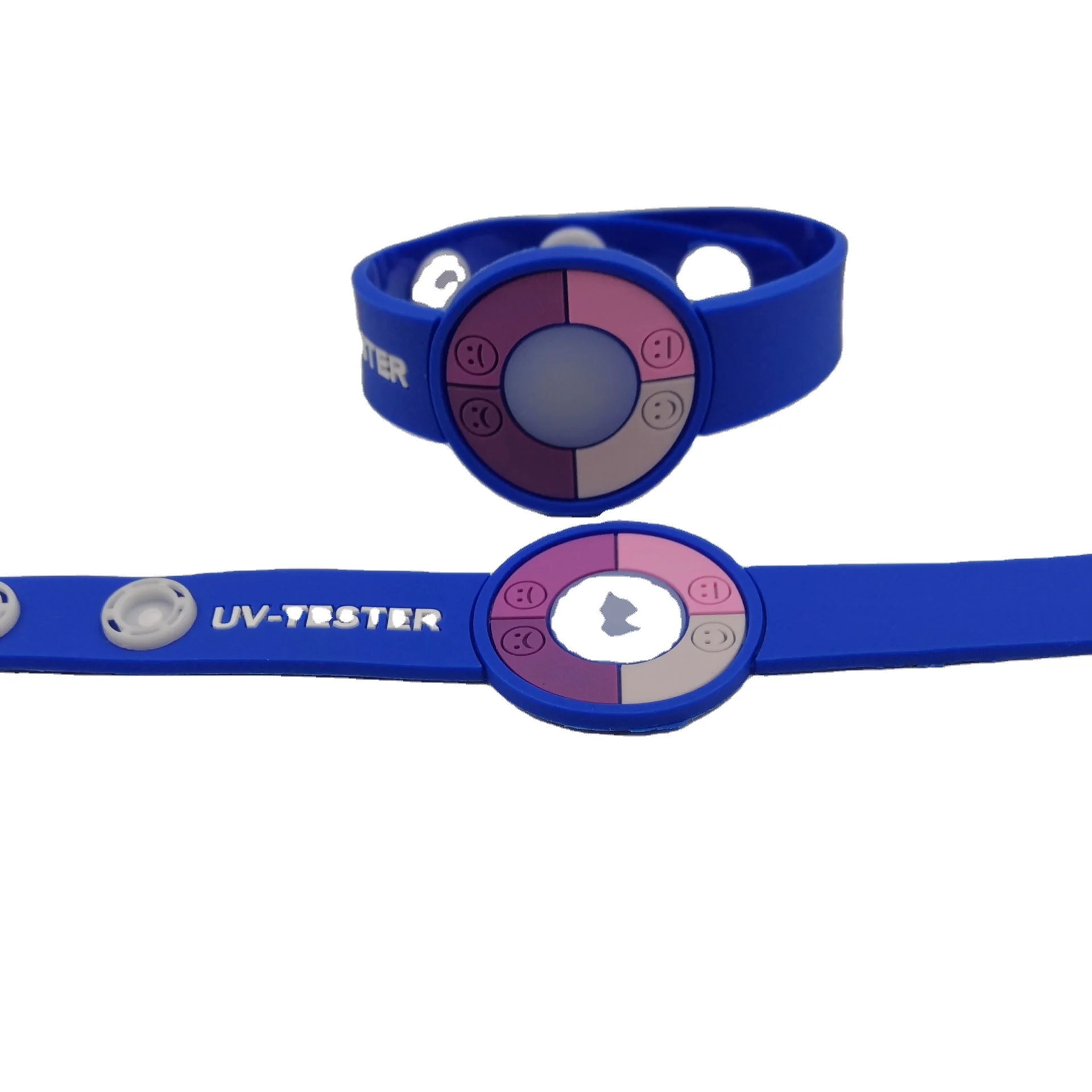 uv wristband silicone rubber for event slap bracelet wristband