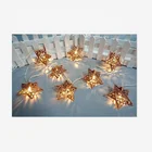 Holiday Holiday Special Metal Stars Design PVC String Light Battery Operated