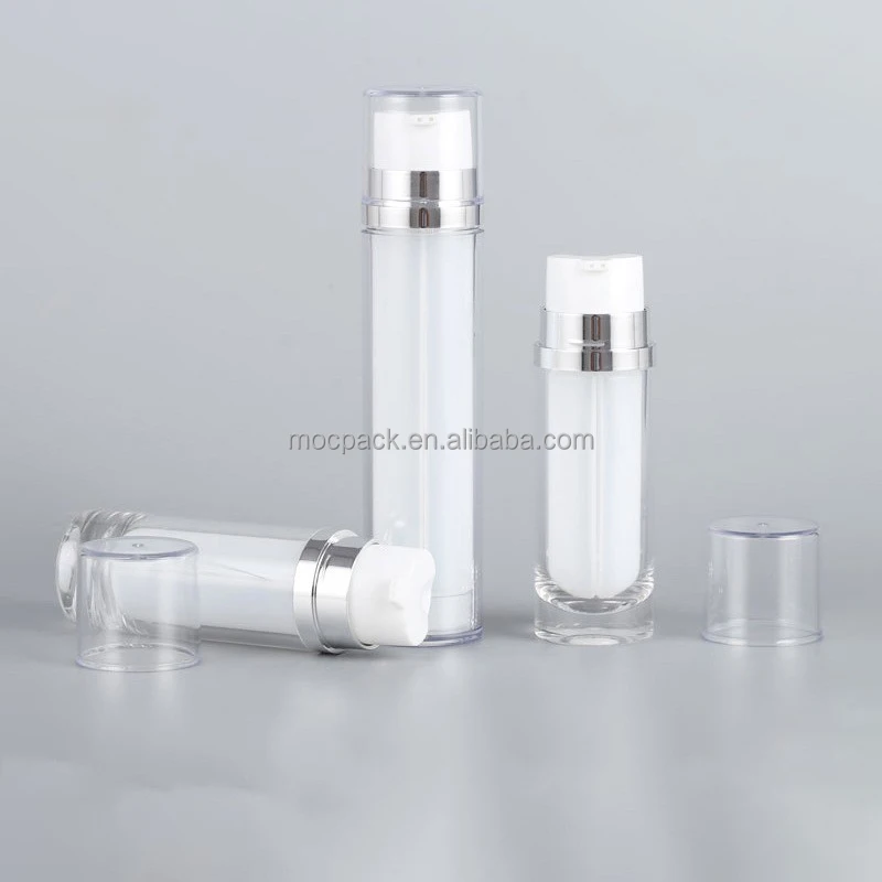 product hot sale 20ml 40ml 60ml dual chamber airless bottle eye cream and essence bottle-27